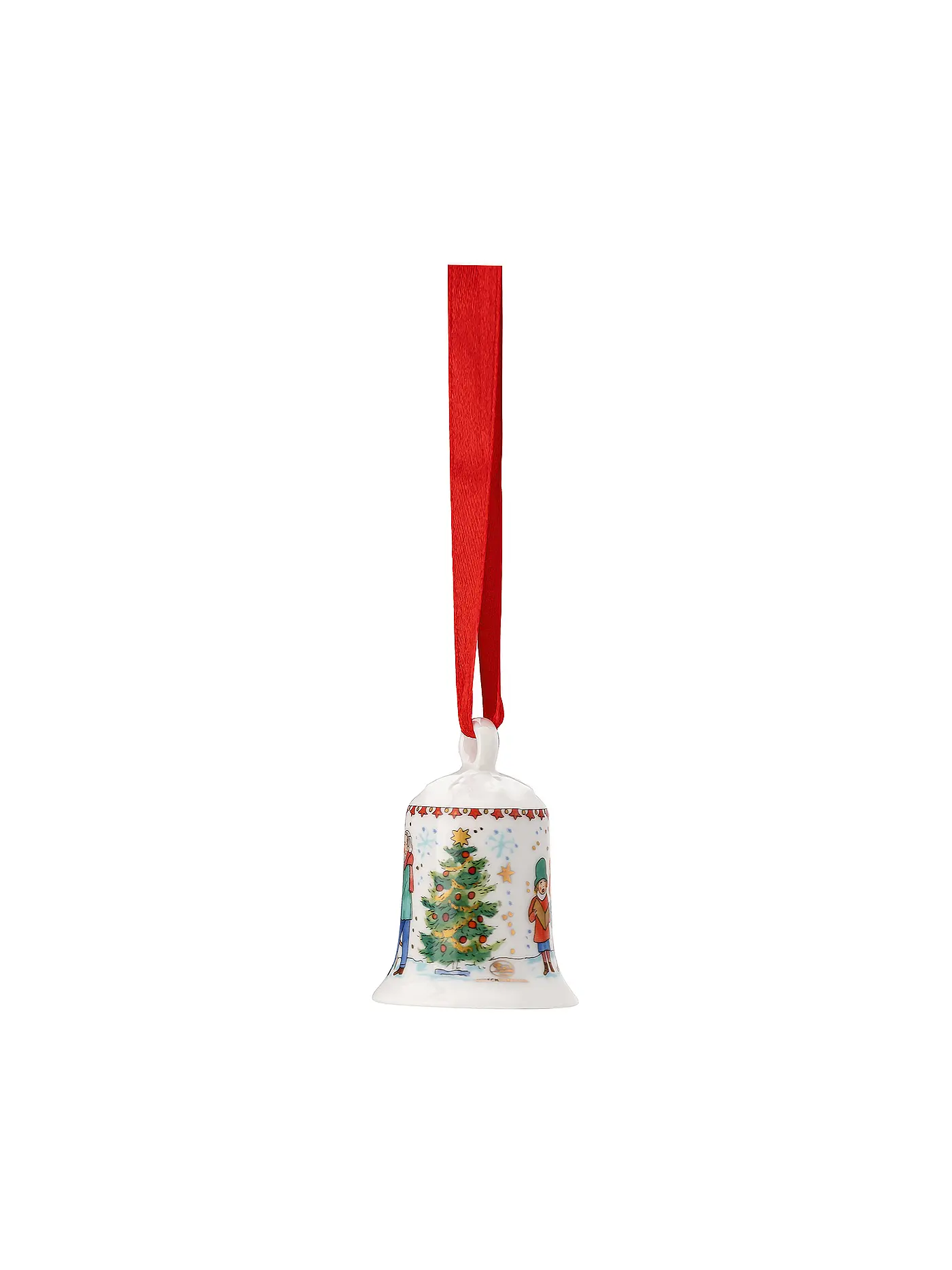 HUTSCHENREUTHER | Weihnachts Porzellan Mini Glocke Kinderchor | 